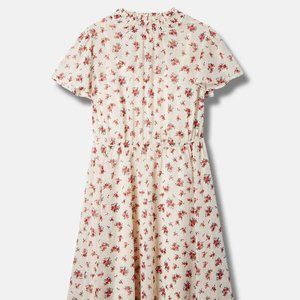 Torrid - Mini Chiffon Smocked Dress